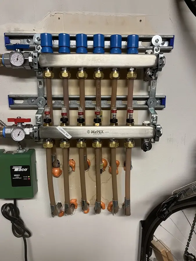 Plumber performing Gas Leak Detection at a residential property in Wingate