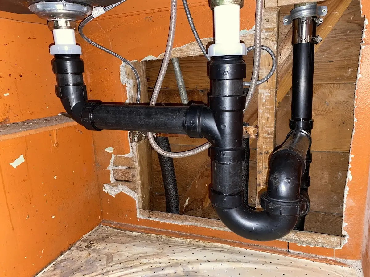 Professional Plumbing Inspection equipment and tools on the job in Wingate
